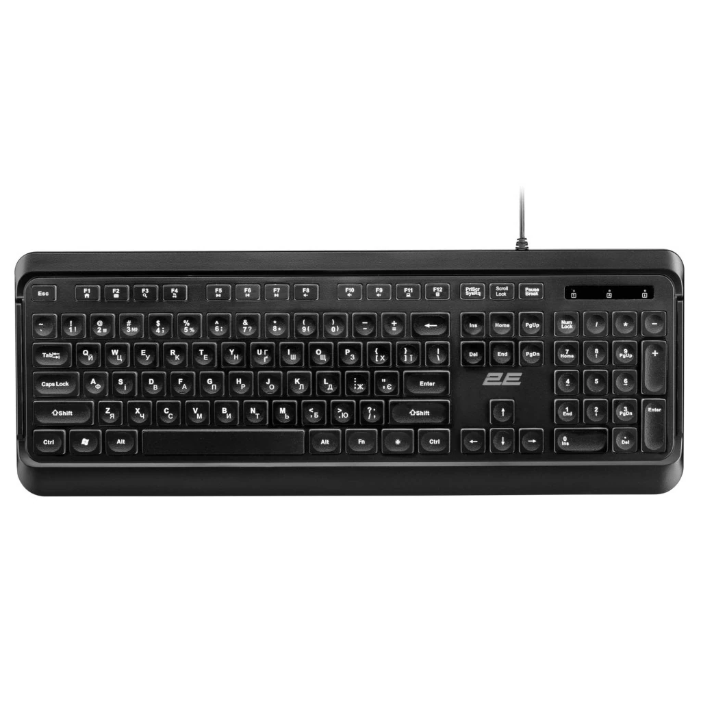 Keyboard 2E KS120 illuminated wired