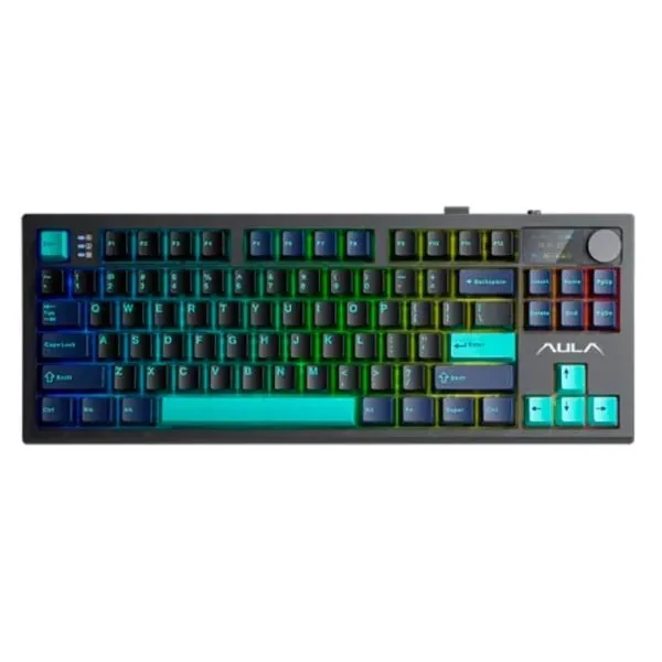 Keyboard AULA S87 PRO gaming mechanical gray