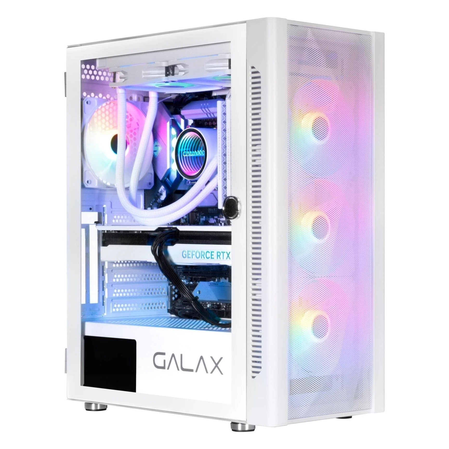 PC case GALAX REV 06 white + FAN GALAX 4xRGB white