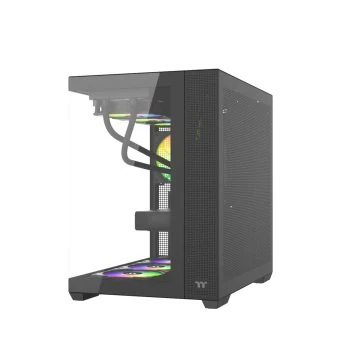 PC case THERMALTAKE STEEL SHADOW ES aquarium with display