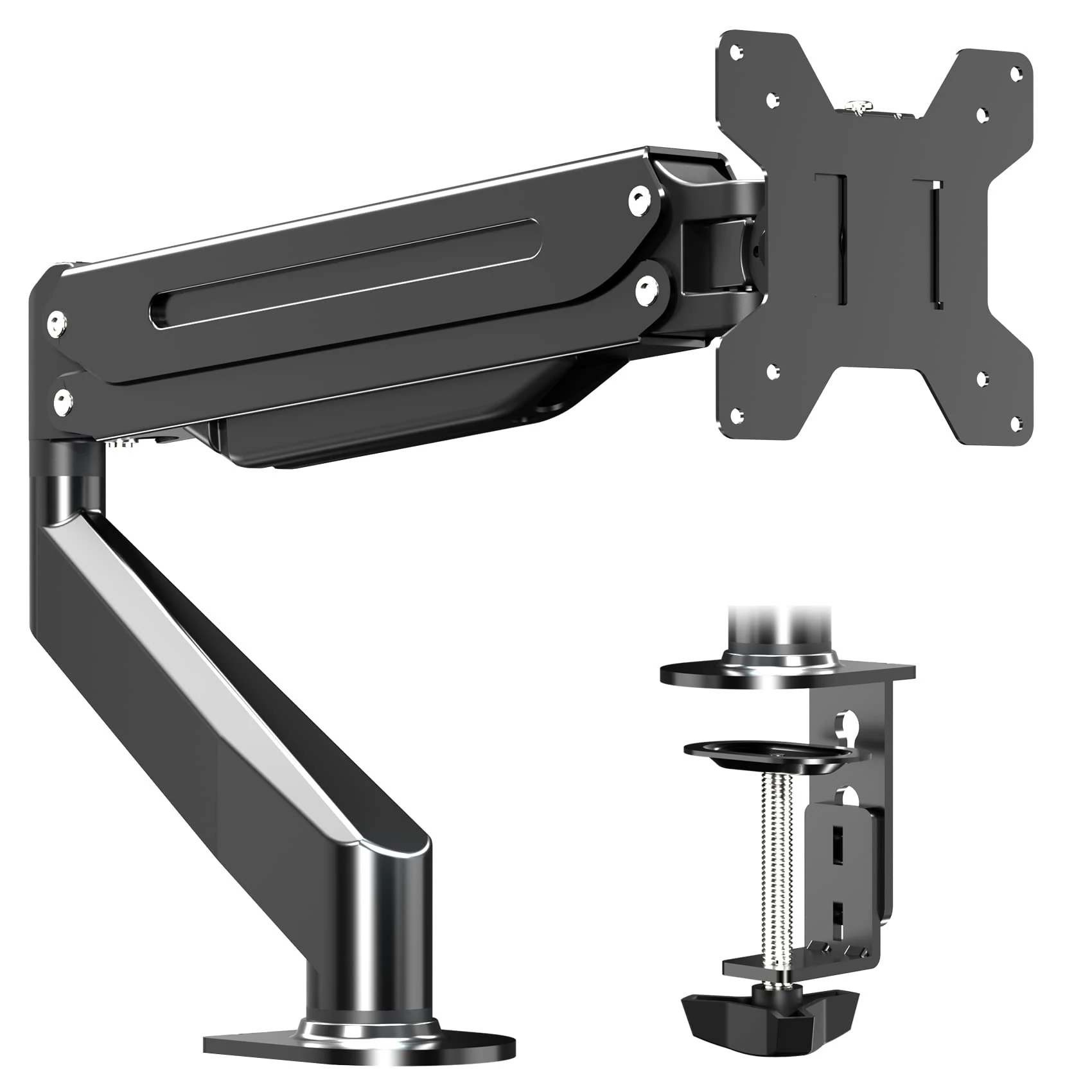 Monitor üçin stol kronşteýni VESA MA06-01, gara