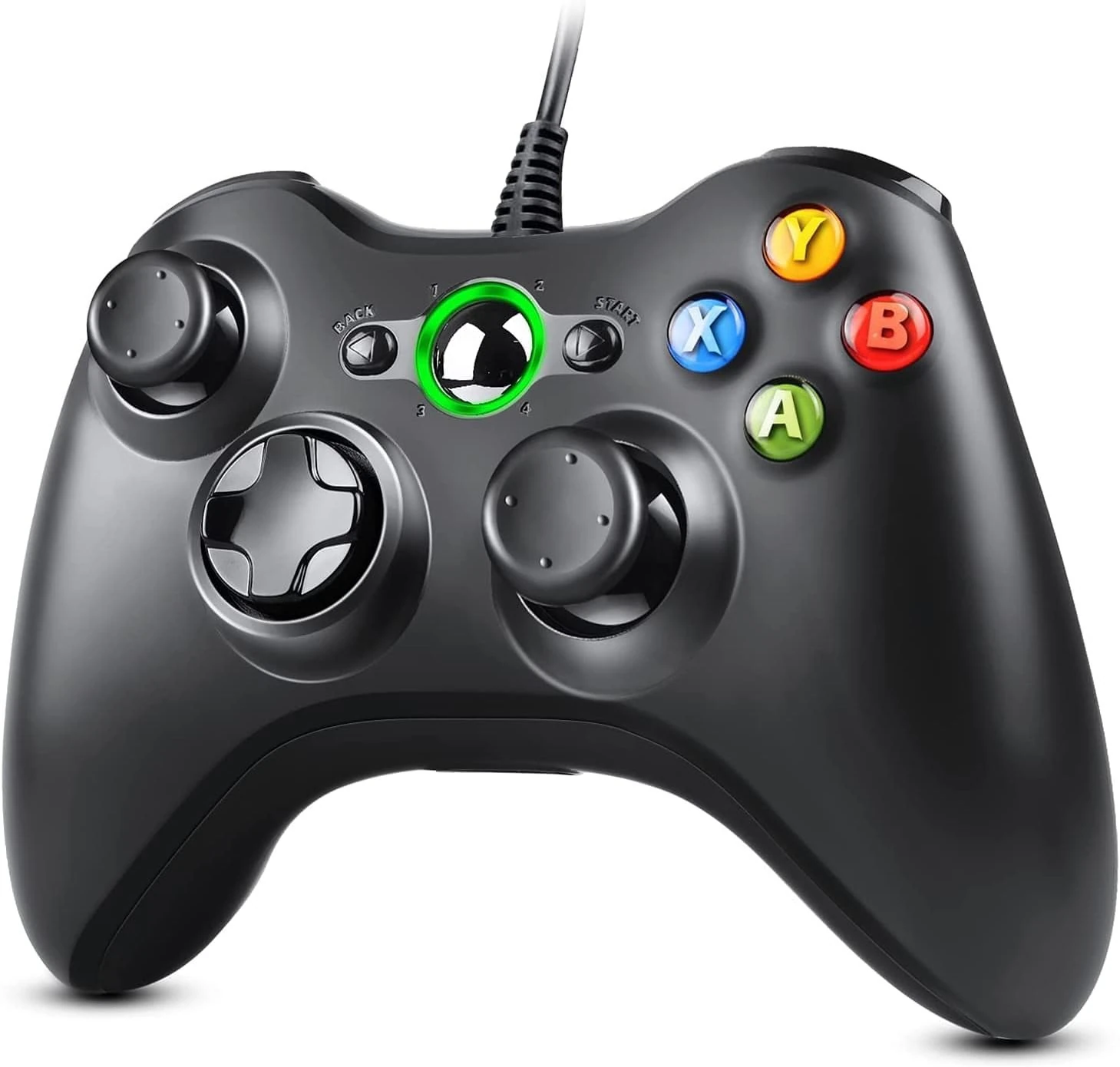 Gamepad XBOX 360 AG005 (PC) wired, non-original, black