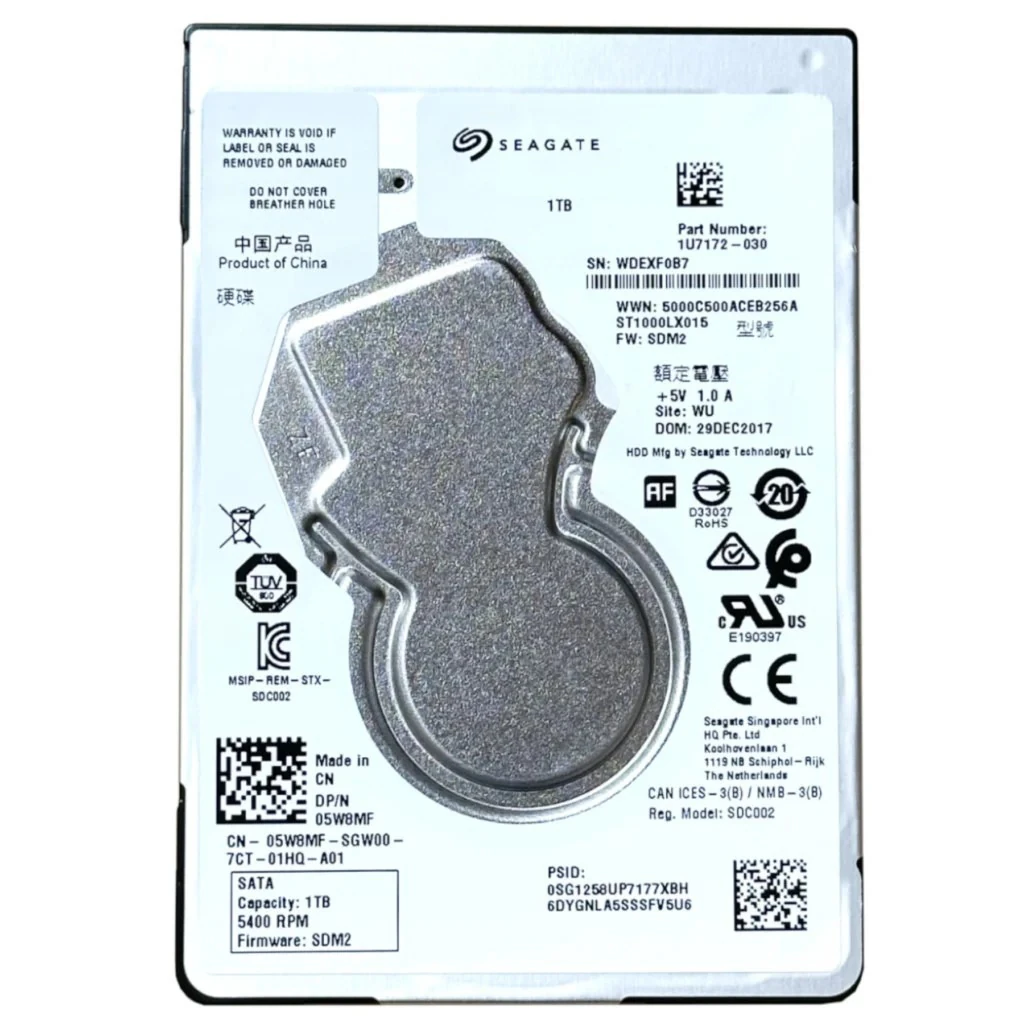 Hard drive SEAGATE 1TB 2.5