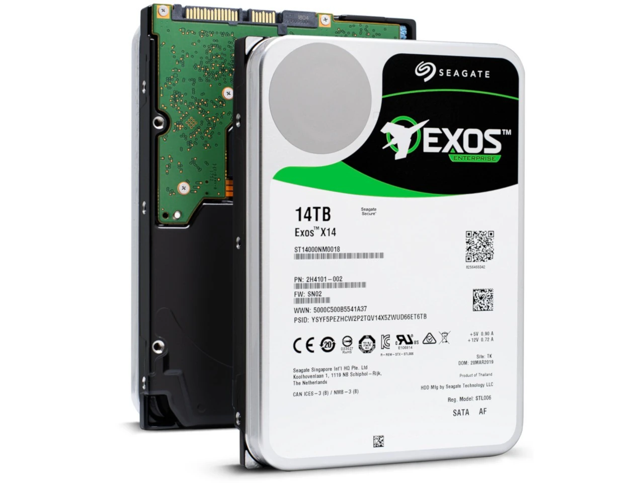 Hard drive SEAGATE EXOS 14TB 3.5
