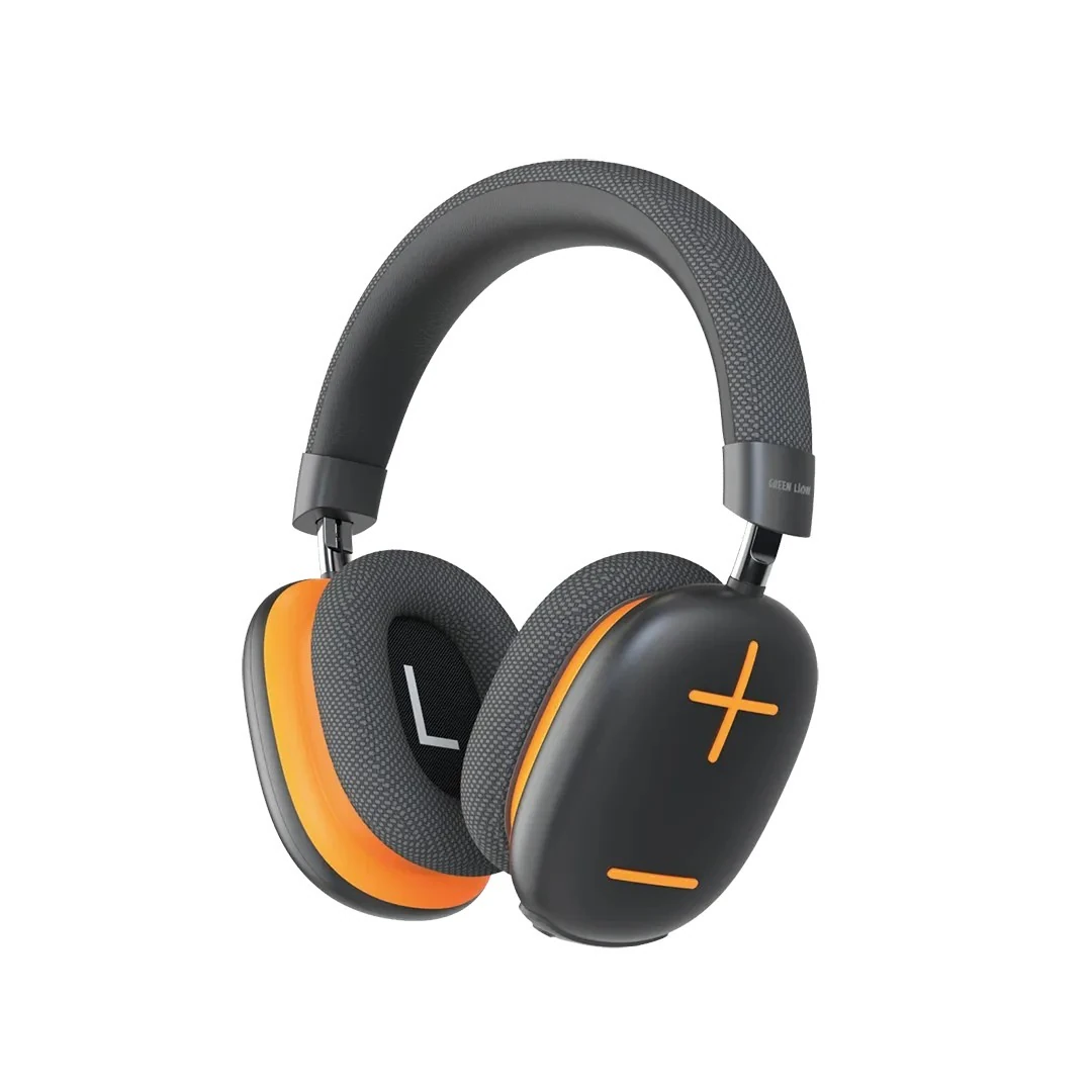 Headphones GREEN LION ECHOMAX wireless/black-orange