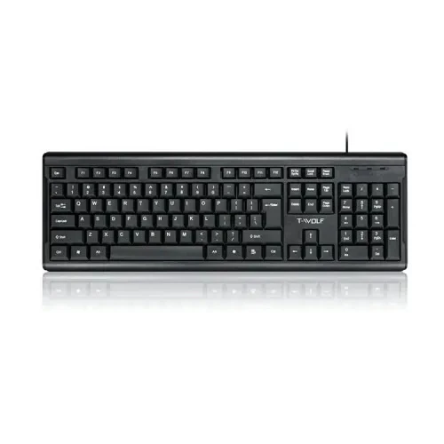 Keyboard CYBER T15 wired black (RU-TM)