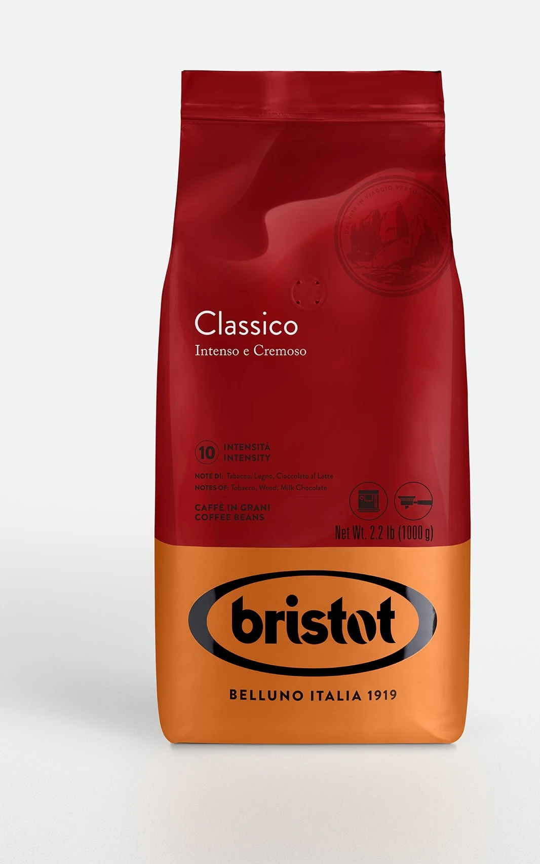 Däneli kofe BRISTOT CLASSICO RETAIL 1000g