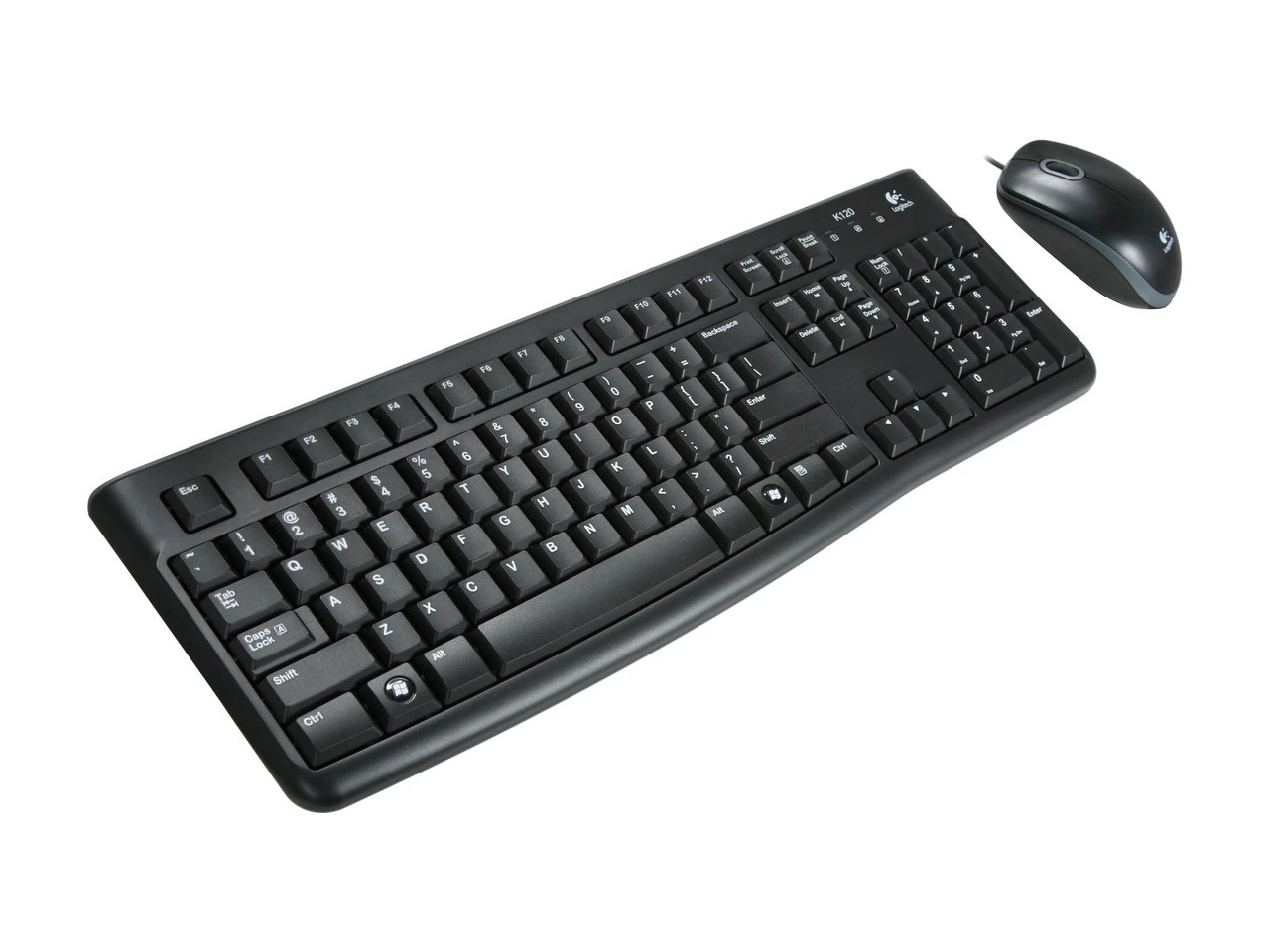 Klawiatura we syçan toplumy LOGITECH MK120 gara simli