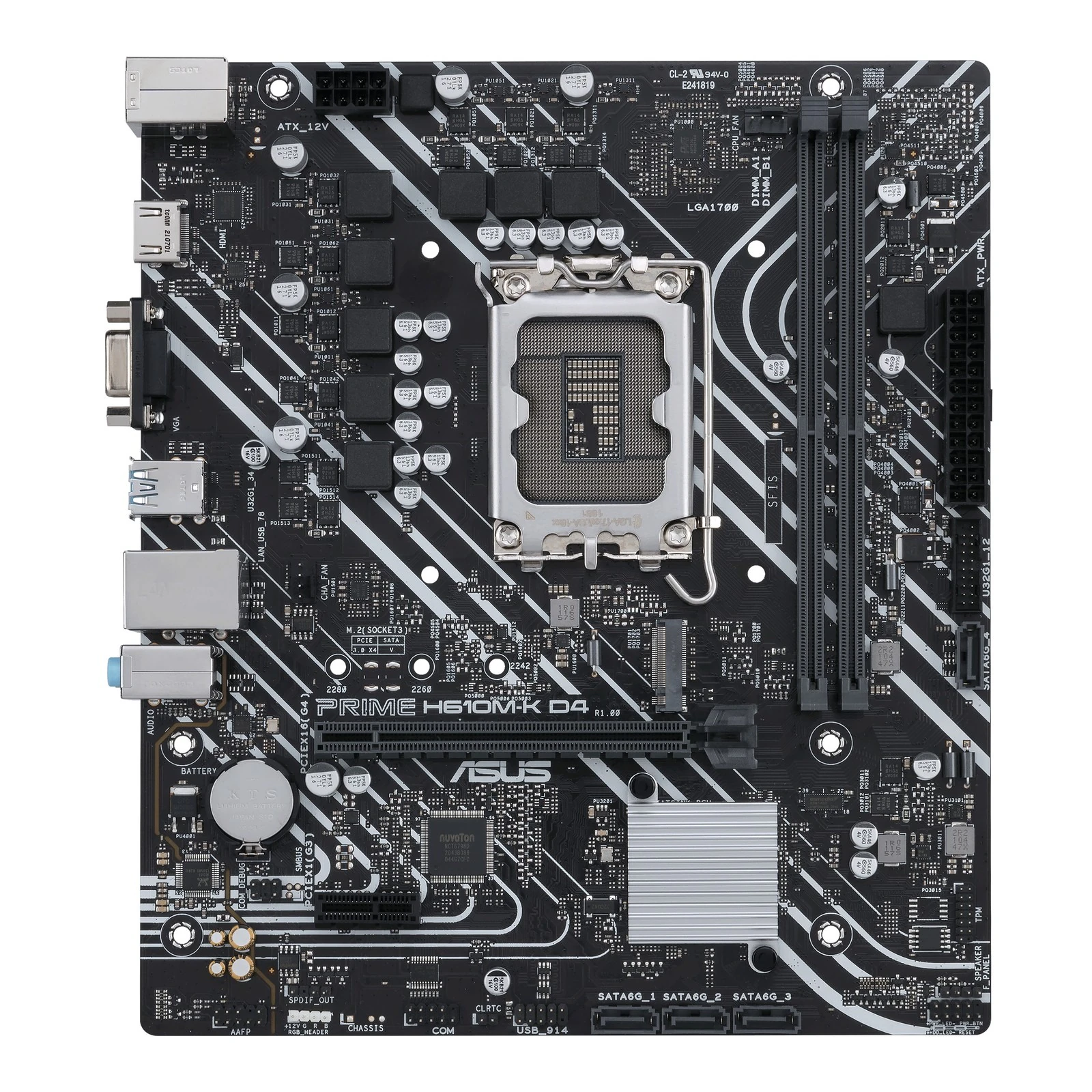 Ene plata ASUS PRIME H610M-K DDR4