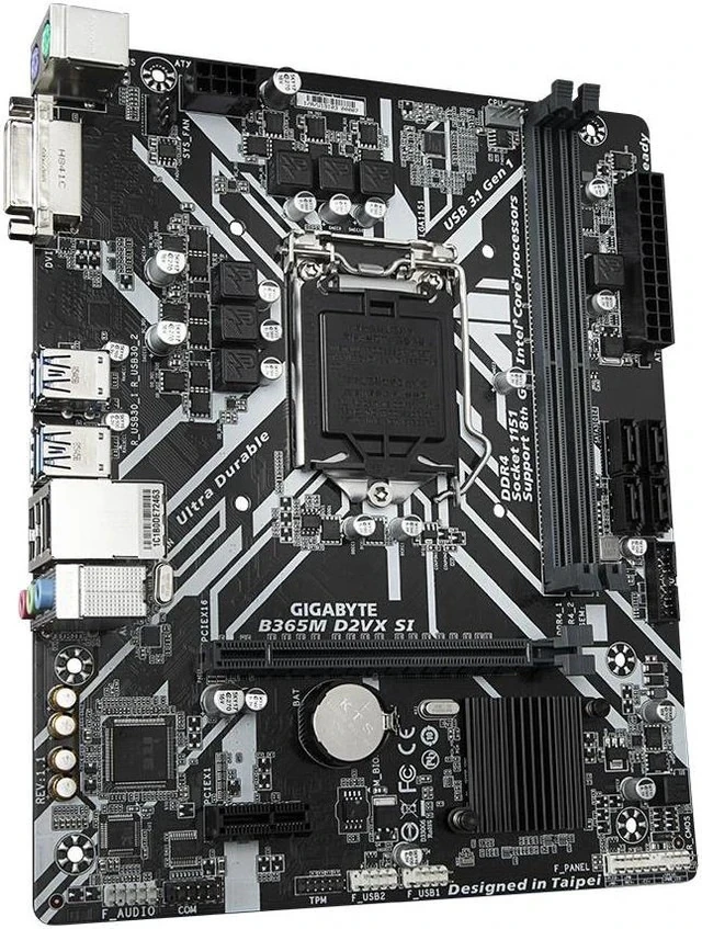 Ene plata GIGABYTE B365M D2VX SI 2xDDR4