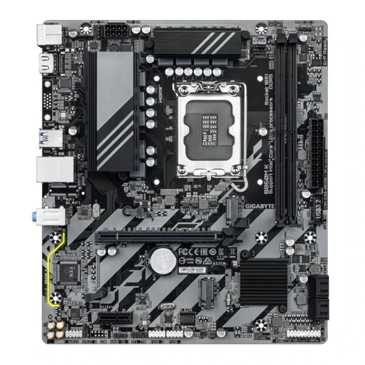 Ene plata GIGABYTE B860M-K DDR5 1851