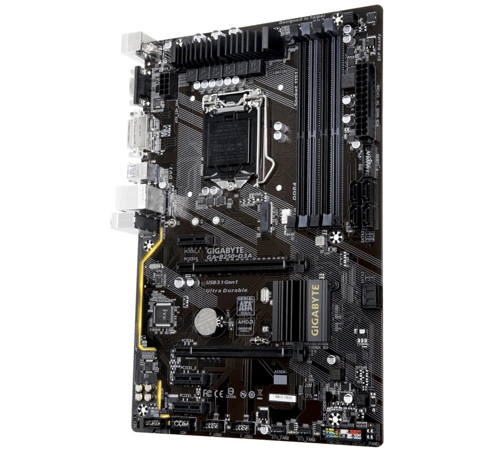 Ene plata GIGABYTE GA-B250-D3A 4xDDR4