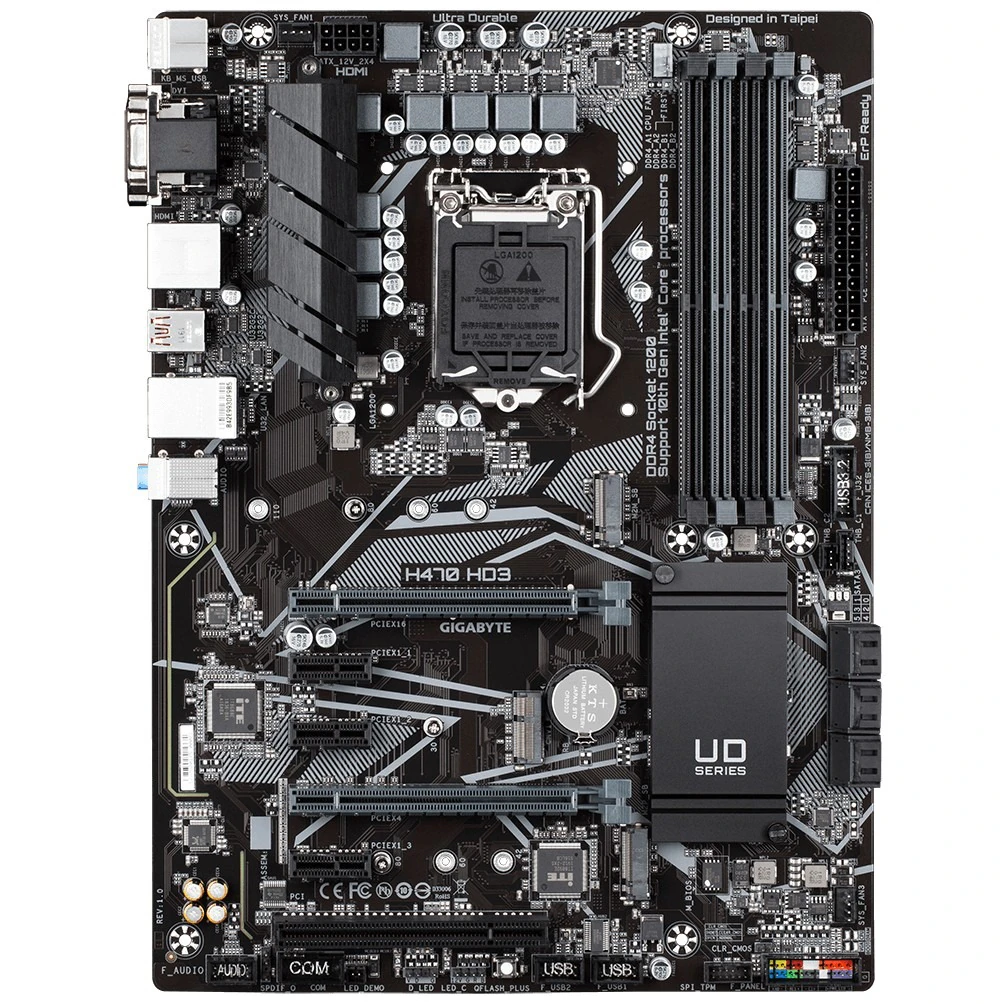 Ene plata GIGABYTE H470 HD3