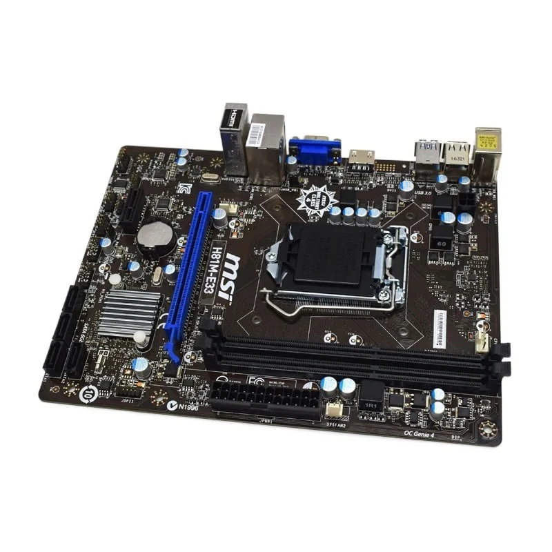 Ene plata MSI H81M 2xDDR3 1150