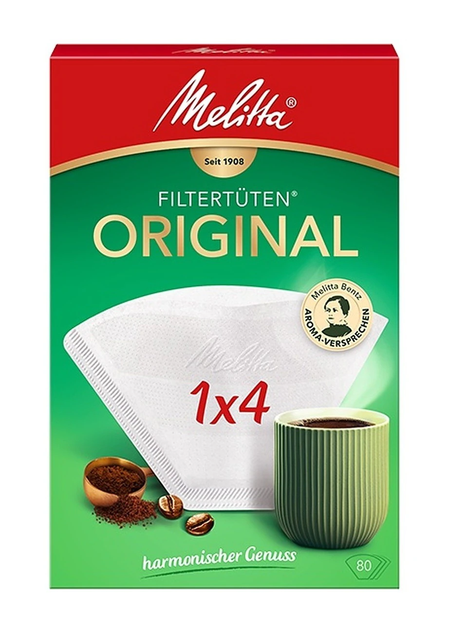 Kofe süzgüçleri MELITTA Original 1x4 80 sany