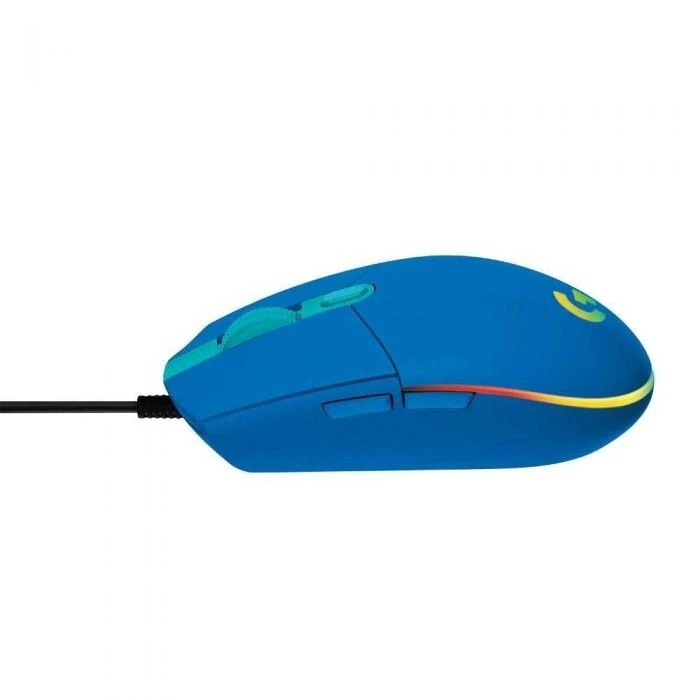 Syçan LOGITECH G102 oýun simli 8000 DPI gök