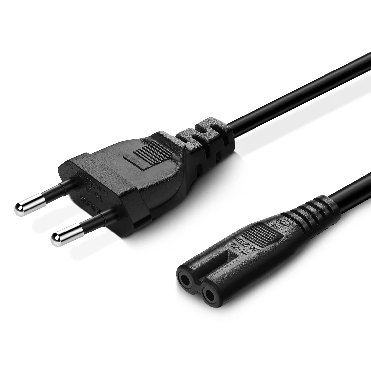 Power cable 2 PIN to 2 CONTACTS 1.5m (for EPSON)