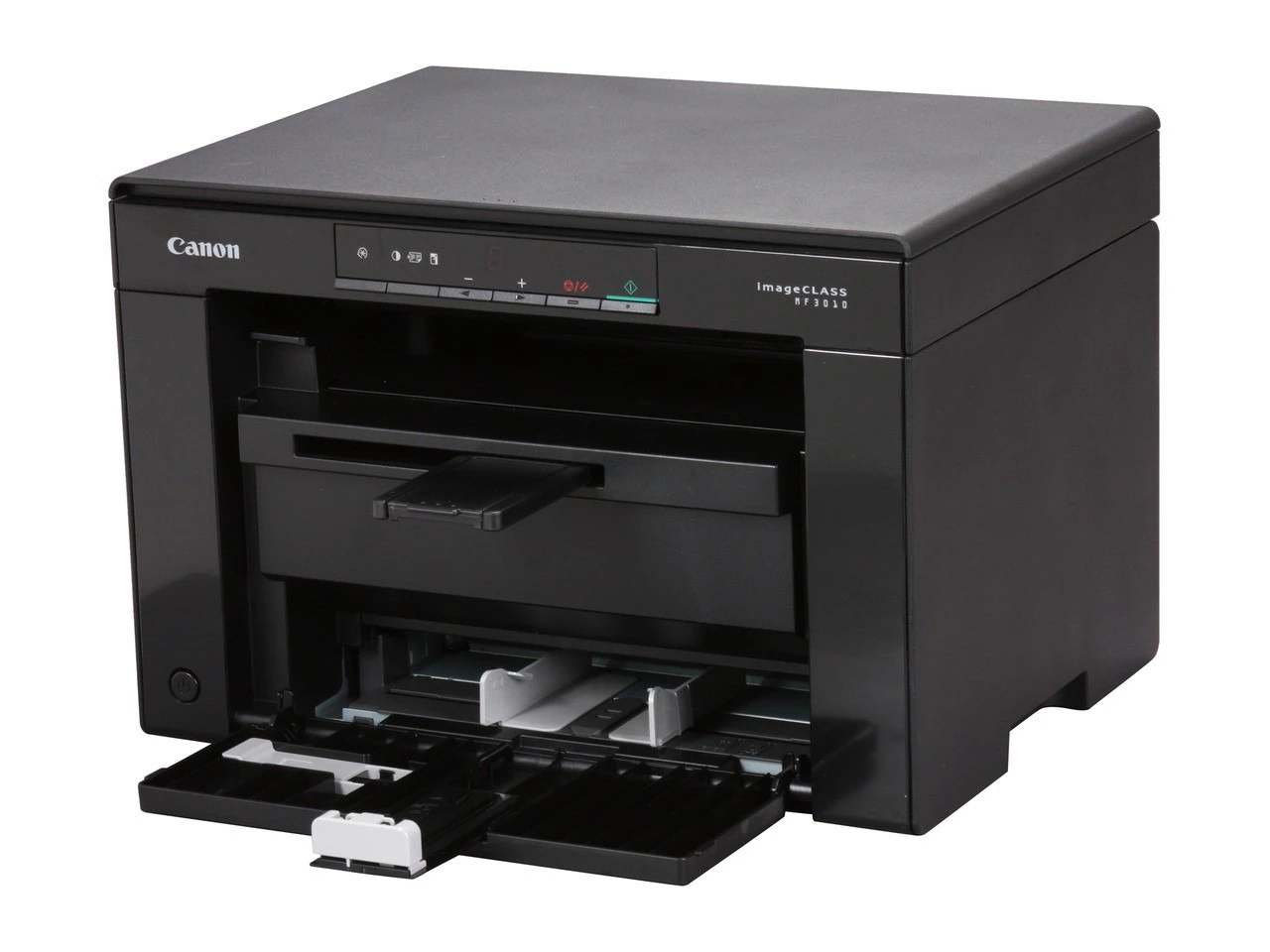Multifunction printer CANON IMAGE CLASS MF3010 laser, 3-in-1, A4, B/W, bundle with two original cartridges (CART 725)