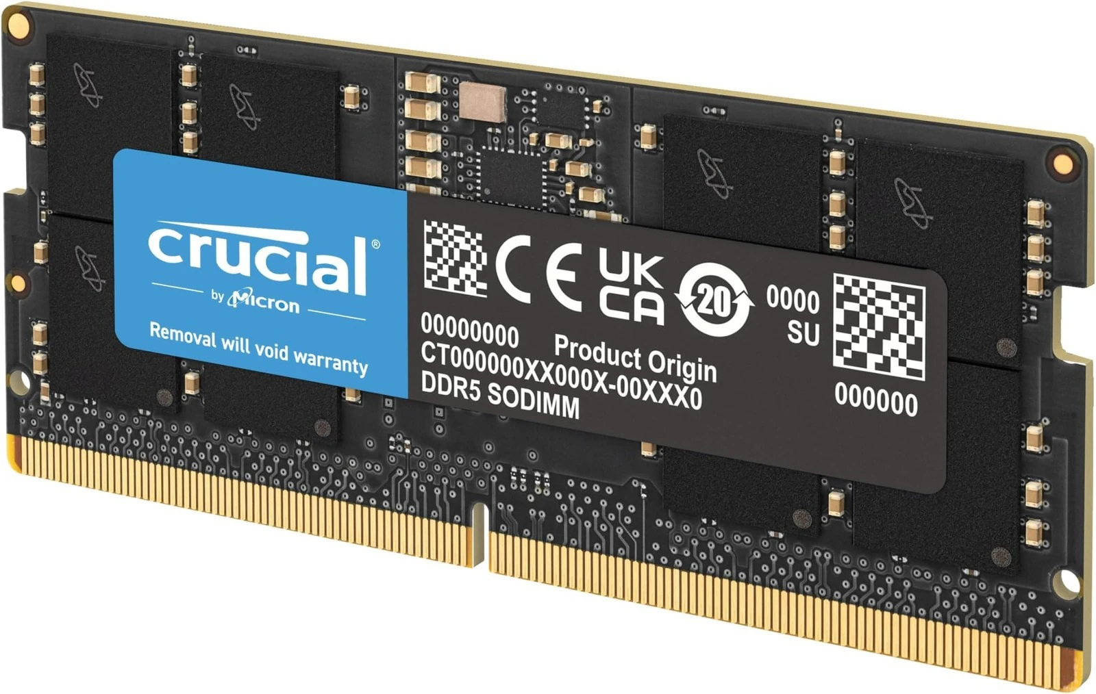Laptop RAM CRUCIAL 8GB DDR5 4800MHz