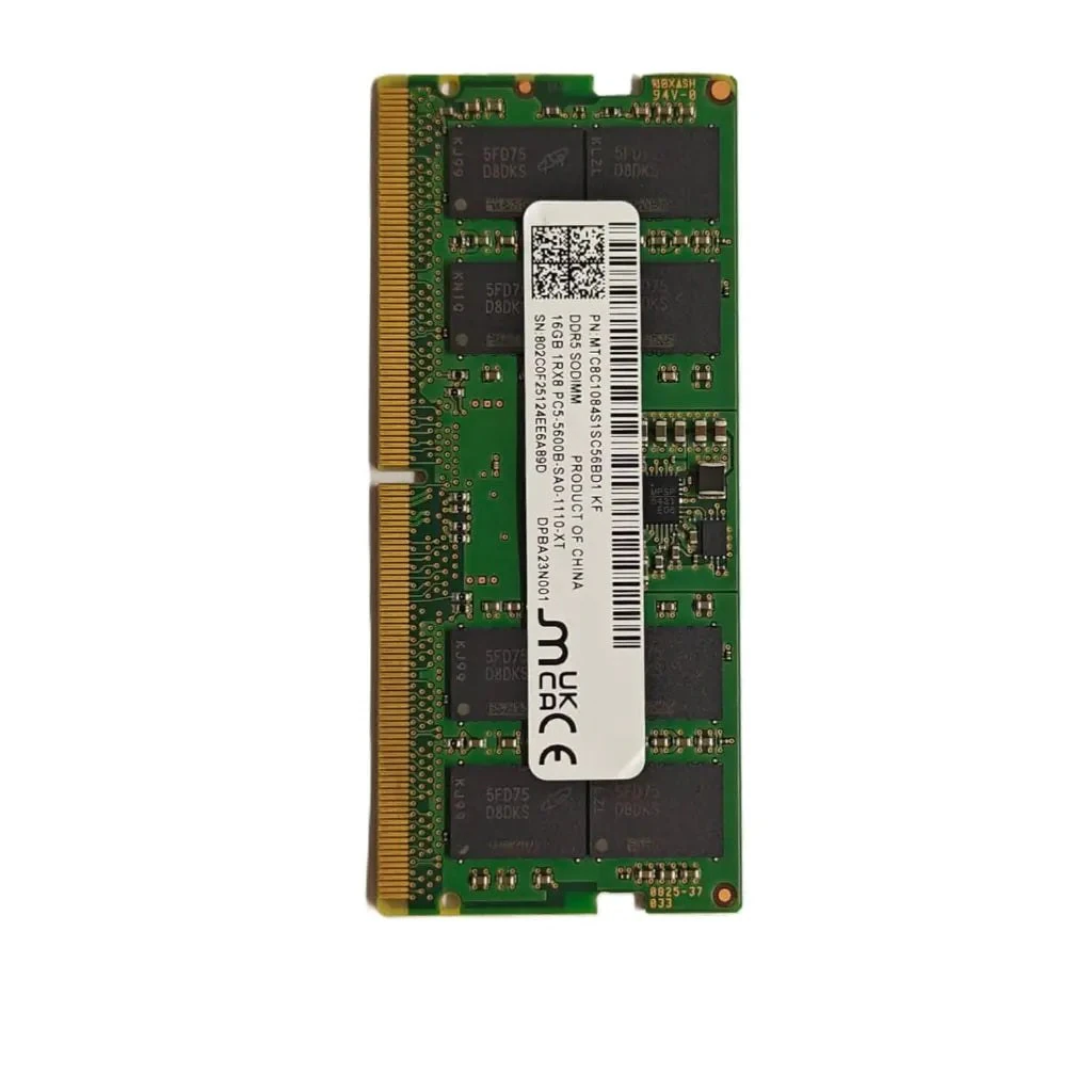 Laptop RAM MICRON 16GB DDR5 5600MHz