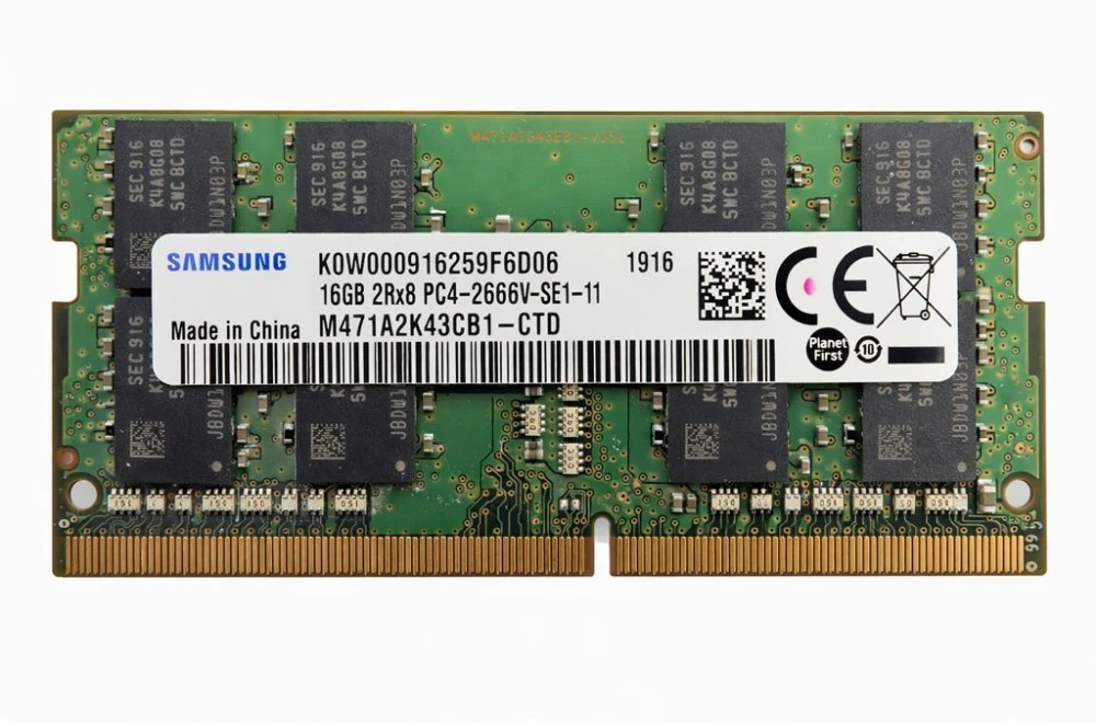 Laptop RAM SAMSUNG 16GB DDR4 2666MHz