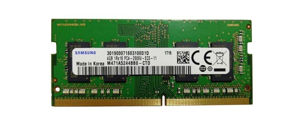 Laptop RAM SAMSUNG 4GB DDR4 2666MHz