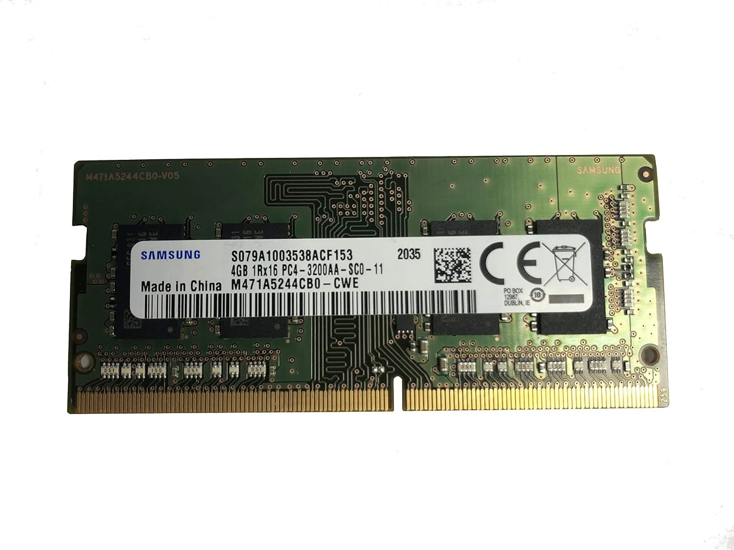Laptop RAM SAMSUNG 4GB DDR4 3200MHz