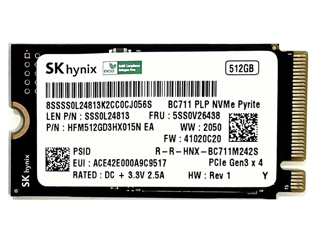 NVMe SSD HYNIX 512GB
