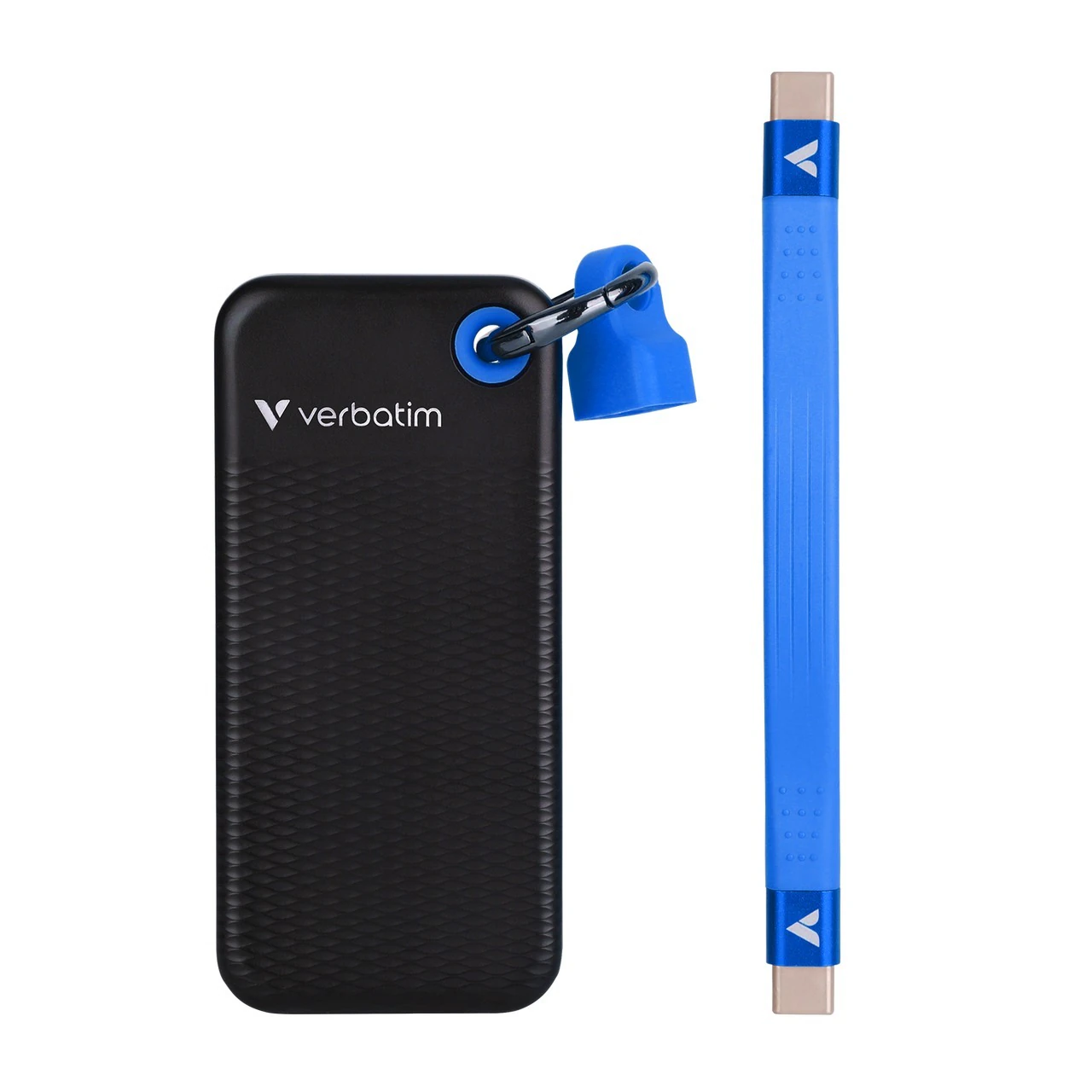 Portable SSD VERBATIM 1TB GO POCKET USB3.2 TYPE-C black-blue