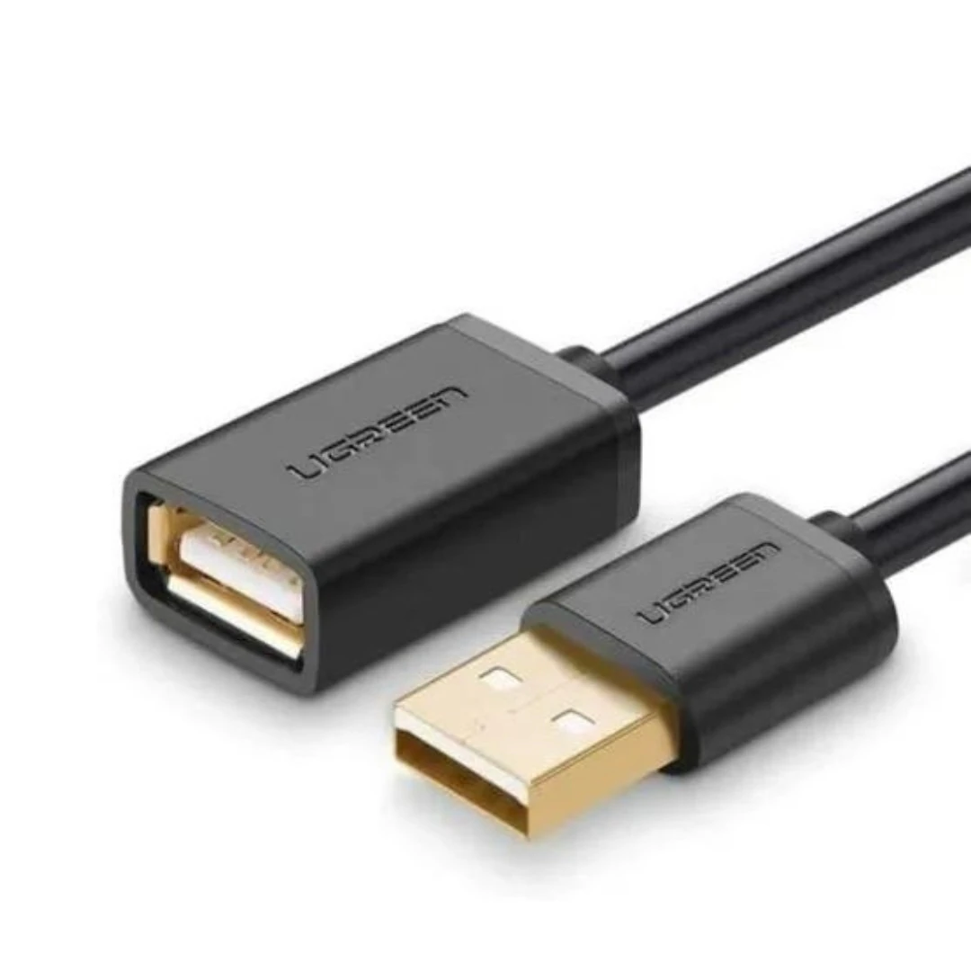 Cable UGREEN 10317 USB2.0 A male to A female 3m black