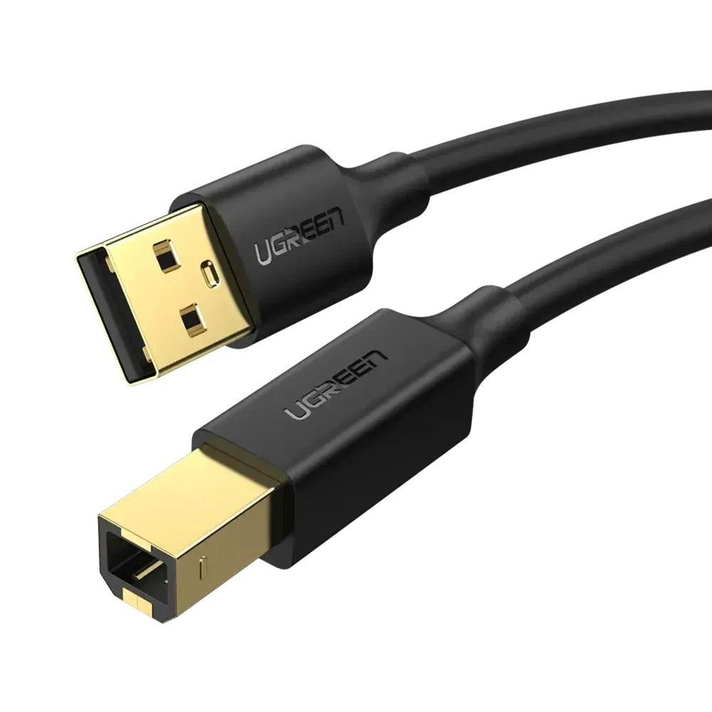 Printer cable UGREEN 10350 USB2.0 AM to BM 1.5m black