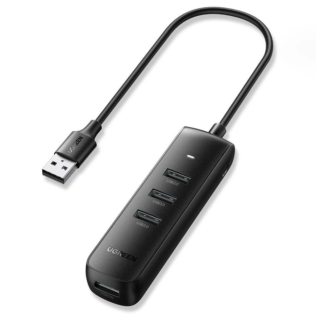 USB hub UGREEN 10915 USB3.0 to 4*USB3.0, USB-C 5V 2A, 0.25M