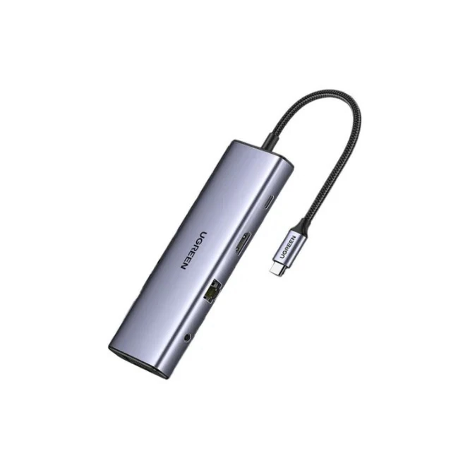 Köpfunksiýaly adapter UGREEN 15601 Type-C 10-si 1-de