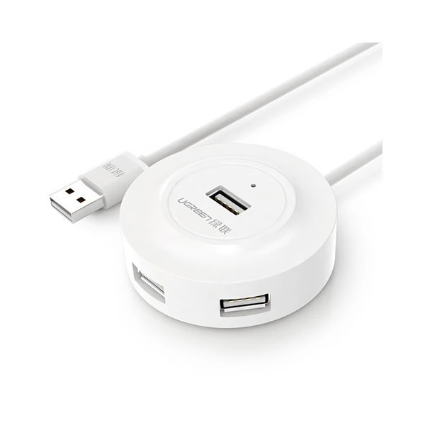 USB hub UGREEN 20270 USB2.0 4-port 1M white