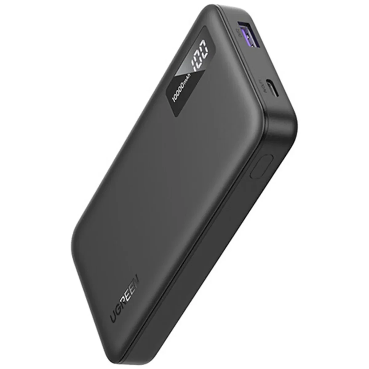Power bank UGREEN 25742 10000mAh 20W, two-way fast charging, 1 USB / 2 Type-C, black