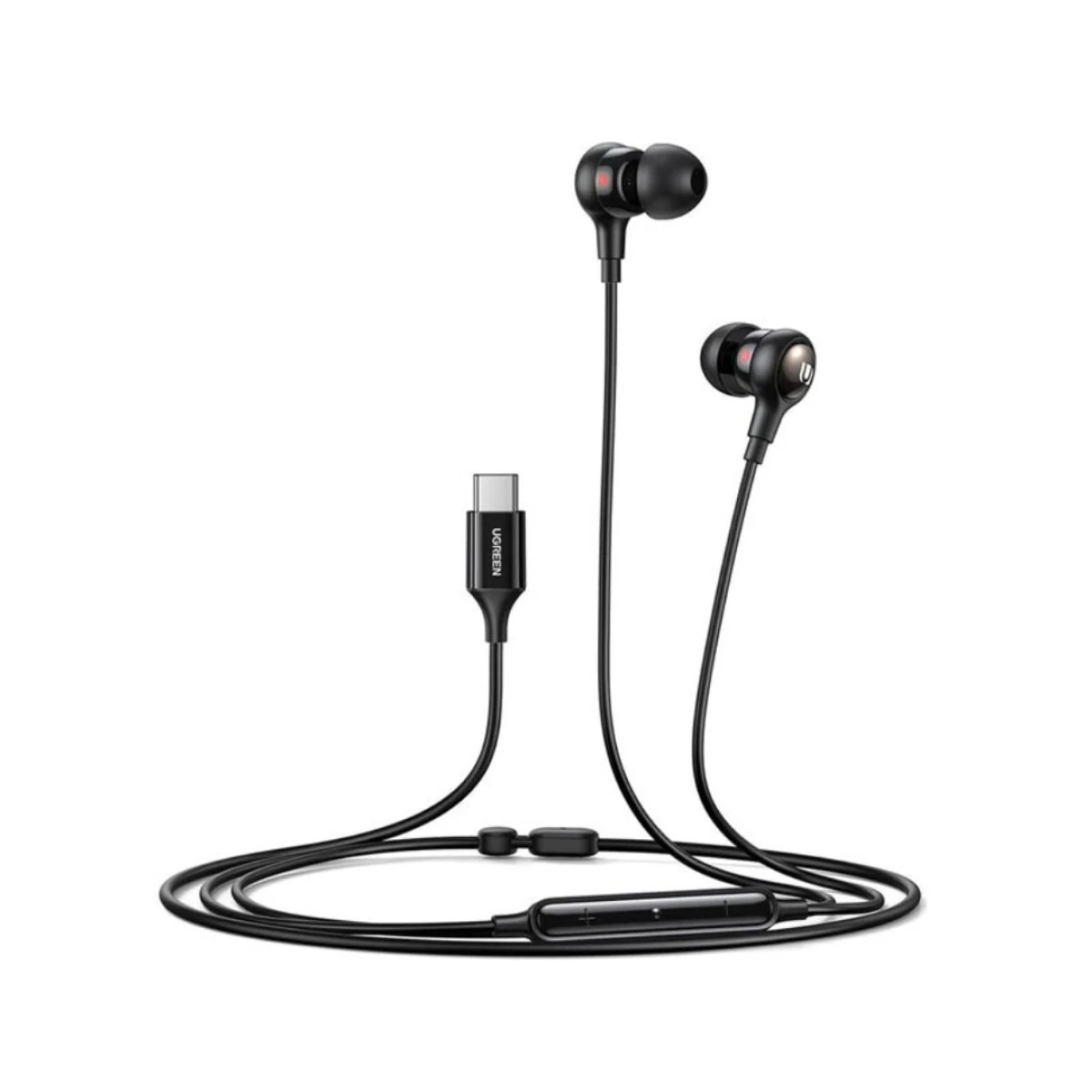 In-ear gulaklyk UGREEN 30638 simli Type-C gara