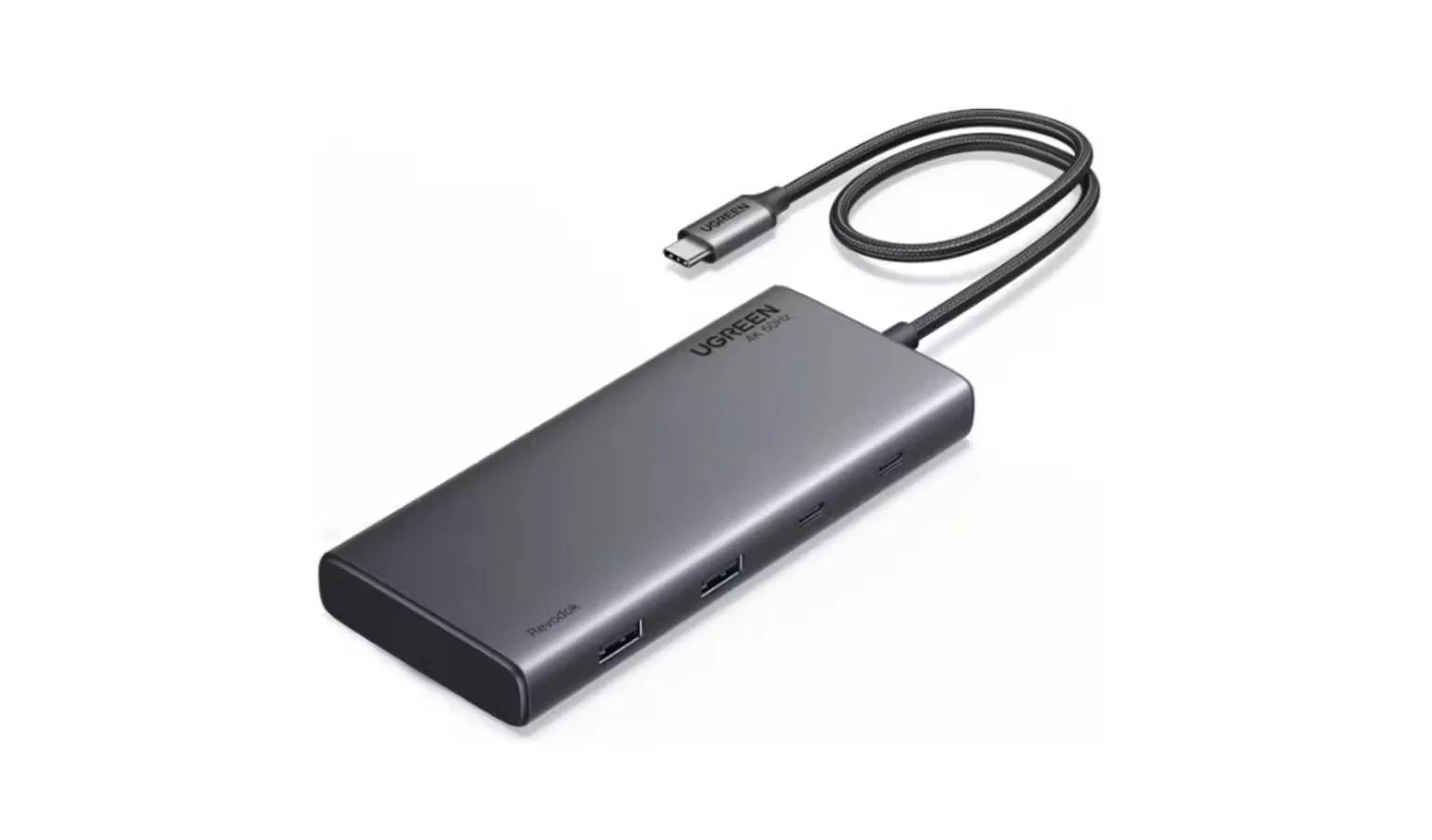 Köpfunksiýaly adapter UGREEN 35625 Type-C 8-si 1-de, 4K 60Hz, çalt zarýadka 100W