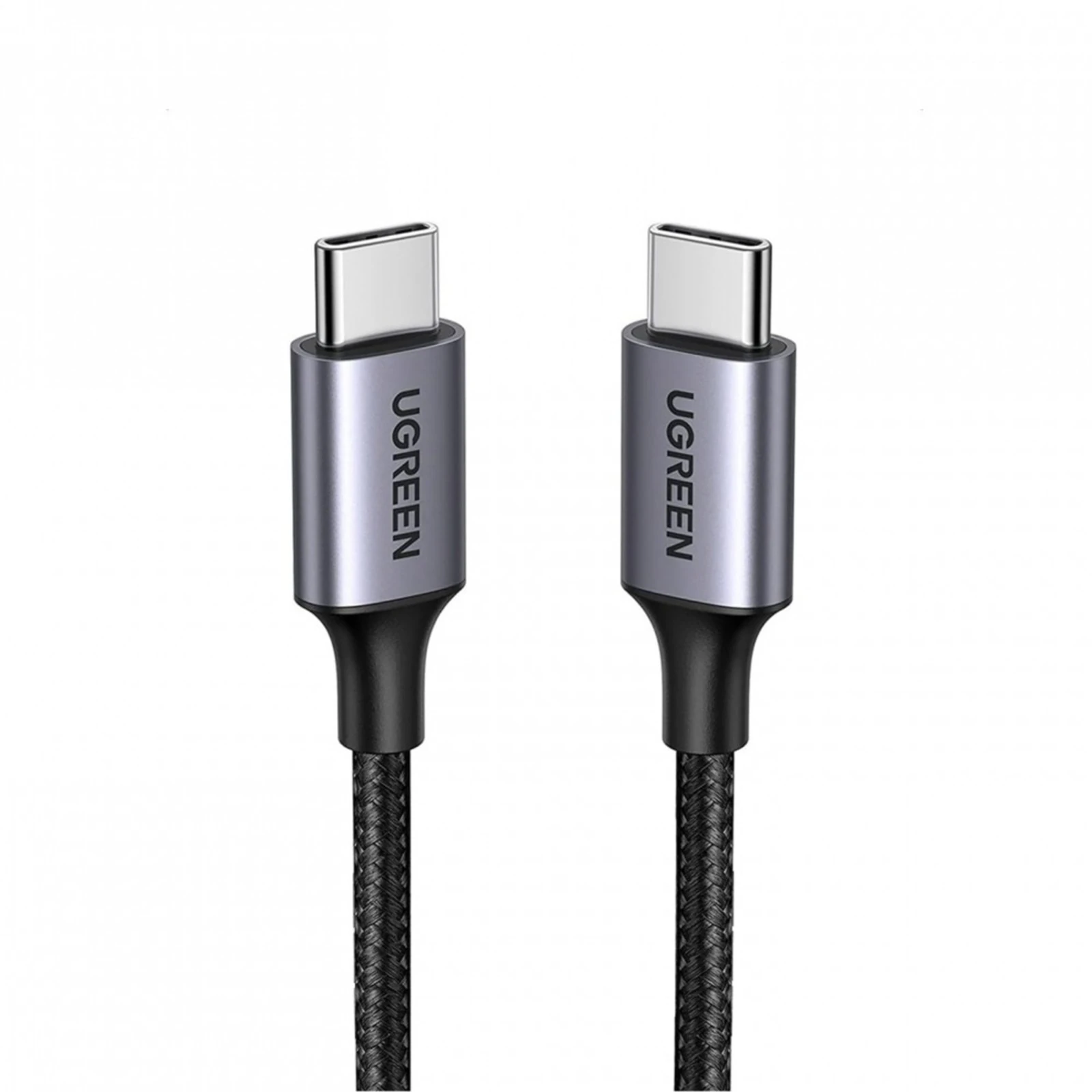 Cable UGREEN 50149 USB-C to USB-C PD fast charging 3A MAX gray-black 0.5m