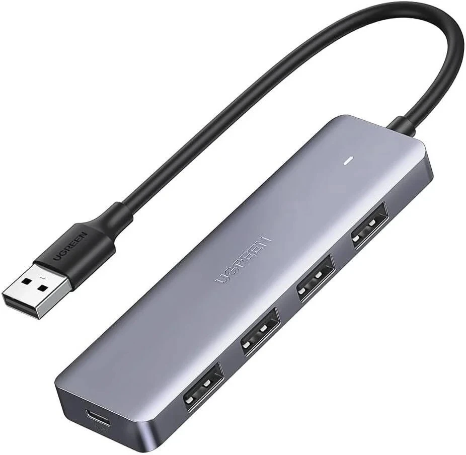 USB hub UGREEN 50985 4-port USB3.0 with USB-C power supply