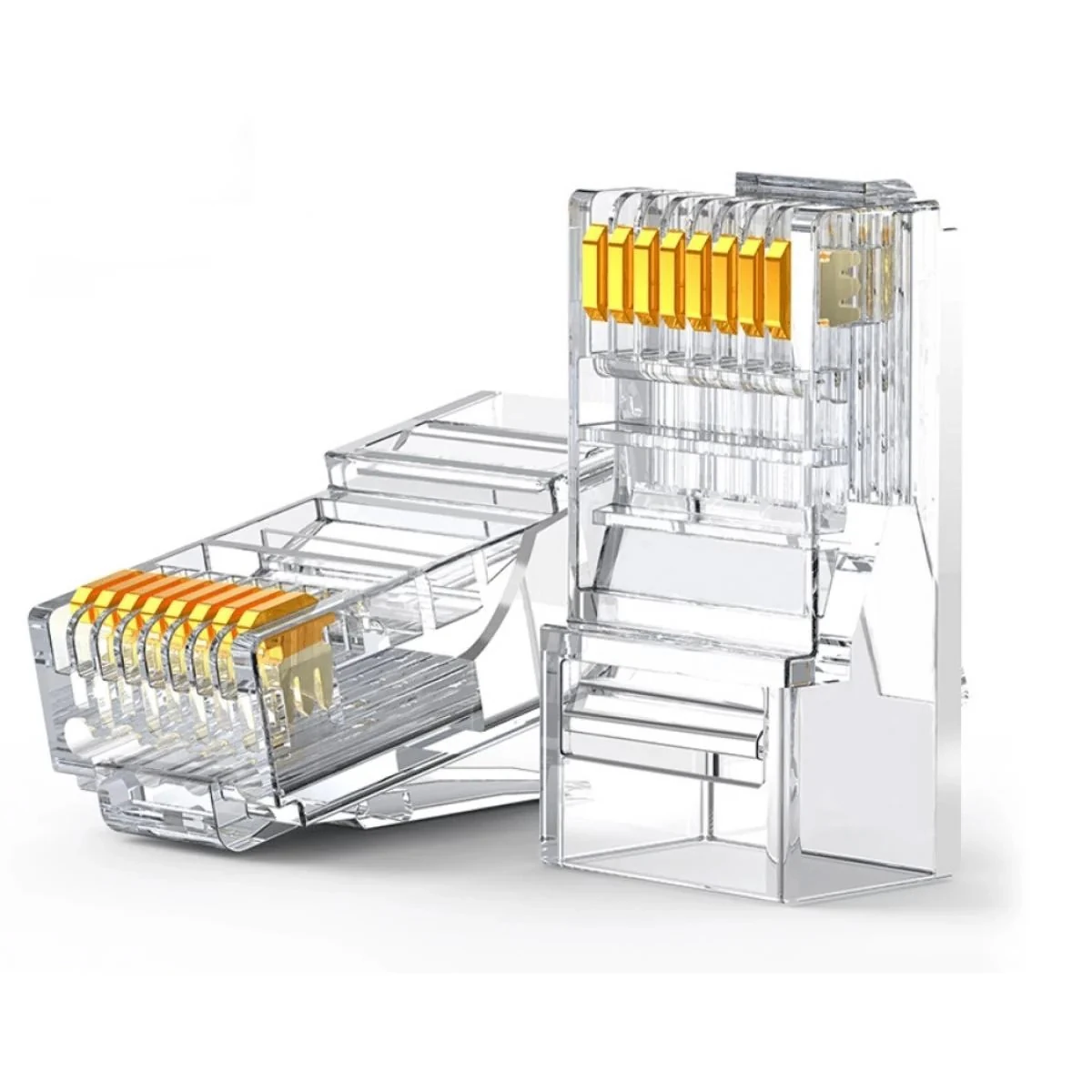 RJ45 birikdirijisi UGREEN 60558 CAT6 ekransyz modulýar, 100 sany
