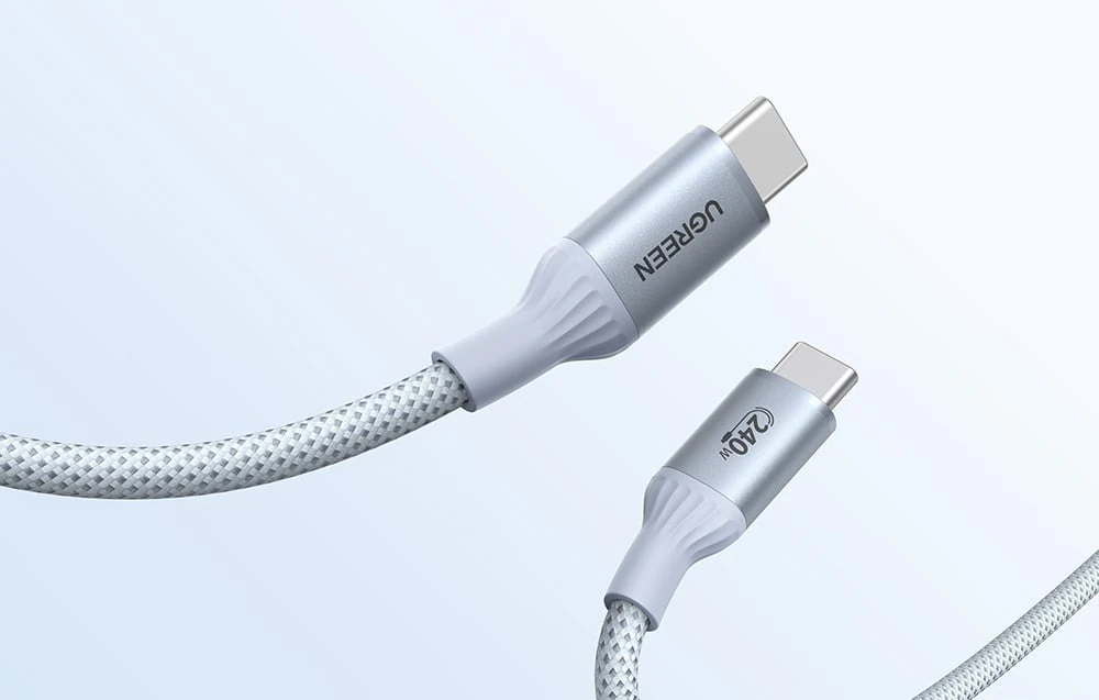 Cable UGREEN 75731 L534 TYPE-C to TYPE-C 1m/2.0/480Mbps/240W white