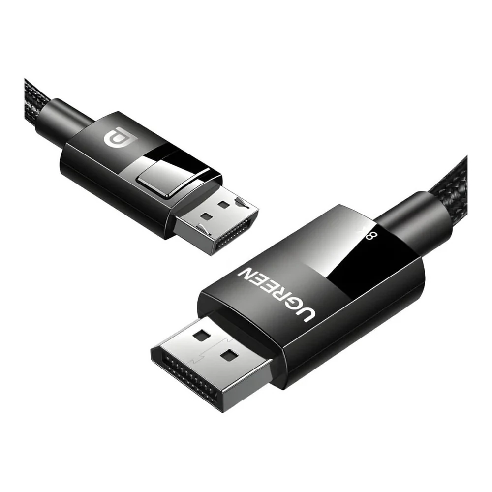 Cable UGREEN 80393 DisplayPort 1.4 male to male plastic case braided 3m